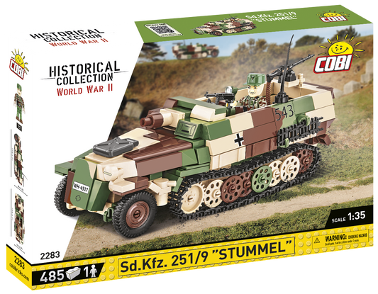 COBI Sd.Kfz. 251/9 "Stummel" Half-Track : Set #2283