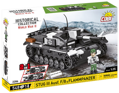 COBI STUG III Ausf. F/8 & FlammPanzer (2-n-1) : Set #2286