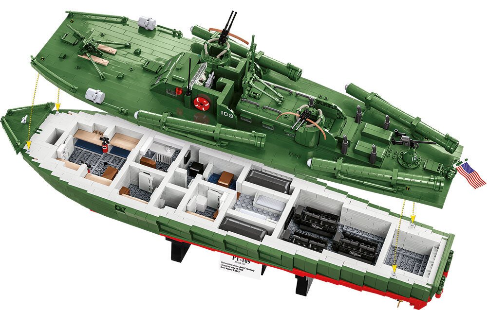 COBI Patrol Torpedo Boat PT-109: Set #4825