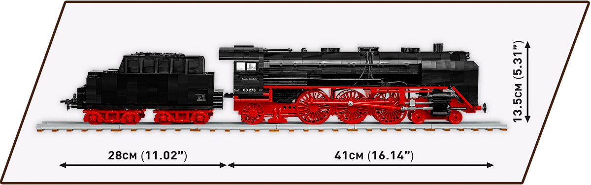 COBI Steam Locomotive DR BR 03 Train : Set #6288