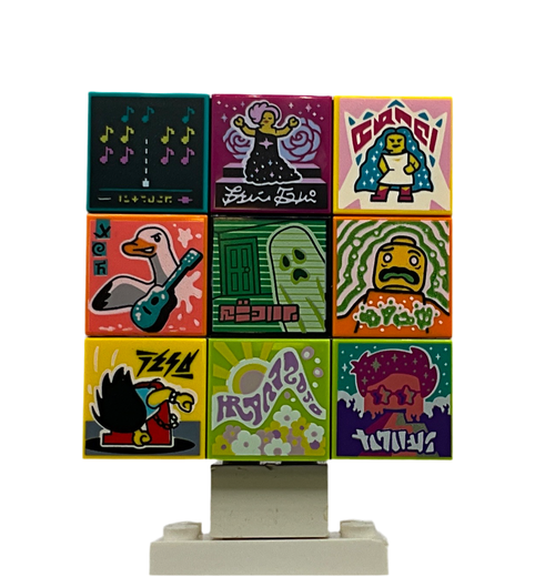 VIDIYO Assorted Printed Tiles