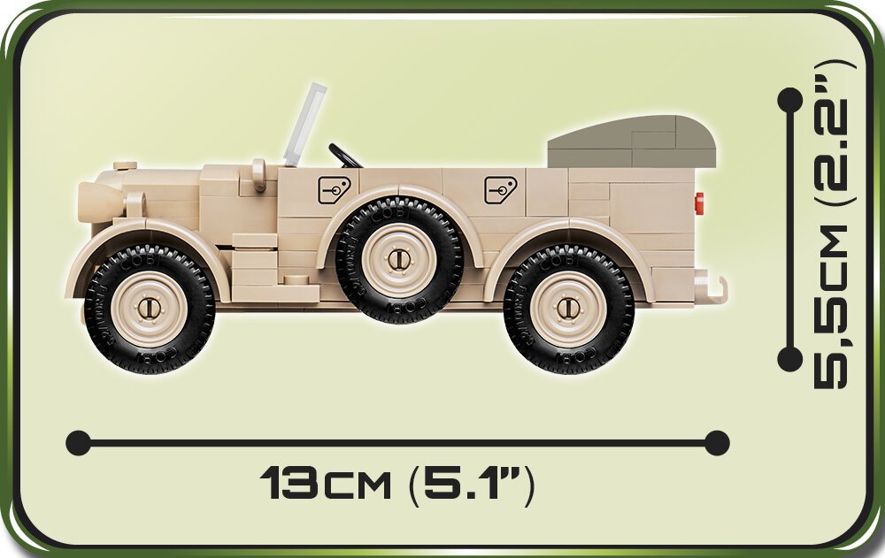 COBI 1937 Horch 901 (KFZ. 15): Set #2256